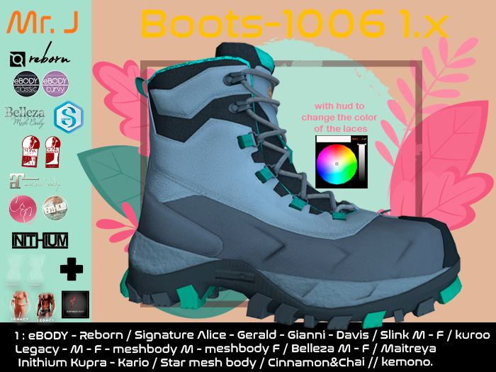 Mr. J - Boots - 1006 1 Green
