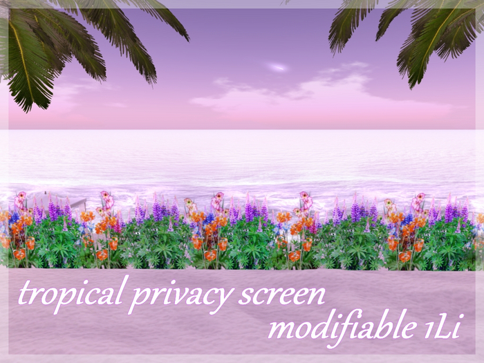 majestic.+ orange tropical privacy screen