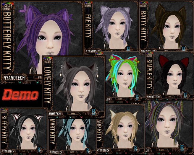 Nyanotech [Type B] - Kitty Ears V3 DEMOS