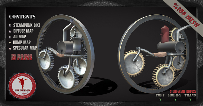 (Efe Design) Steampunk Bike Fatpack Fullperm 