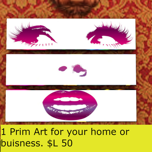 Second Life Marketplace Eyes Lips Face Panel art