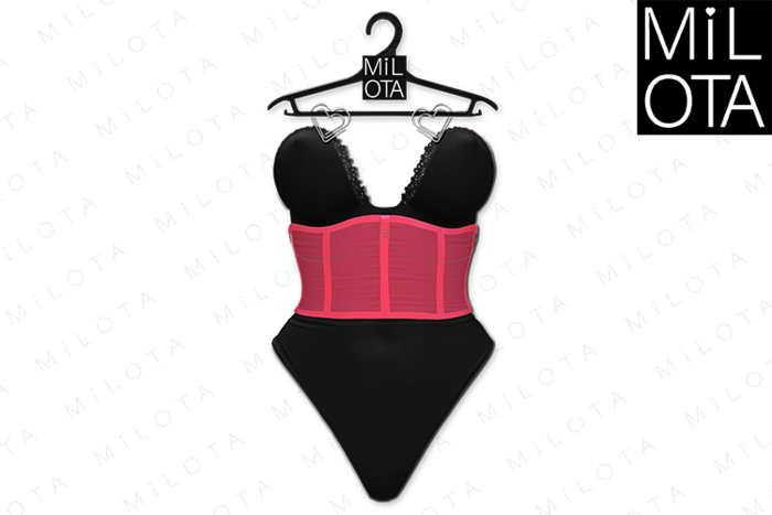 MILOTA: Ataro bodysuit [black]
