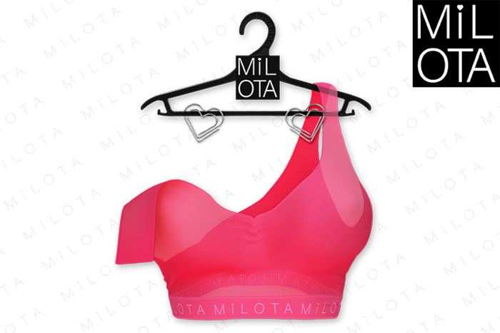 MILOTA: Raavia top [deep pink]