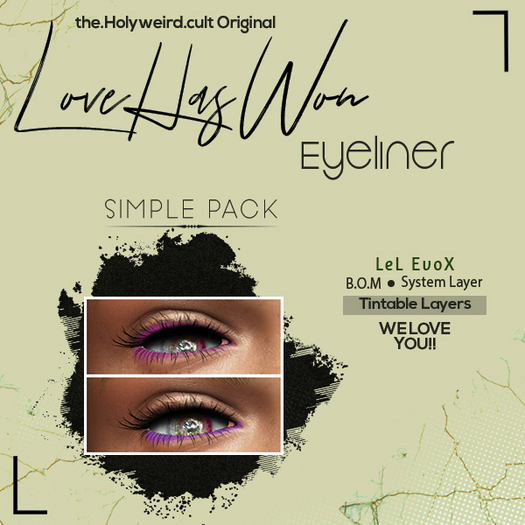 .:tHc Original:. LoveHasWon Eyeliner - Simple Pack