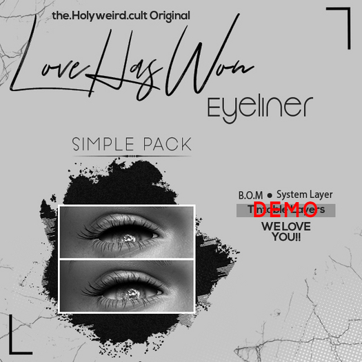 .:tHc Original:. LoveHasWon EyeLiner - Simple Pack Demo