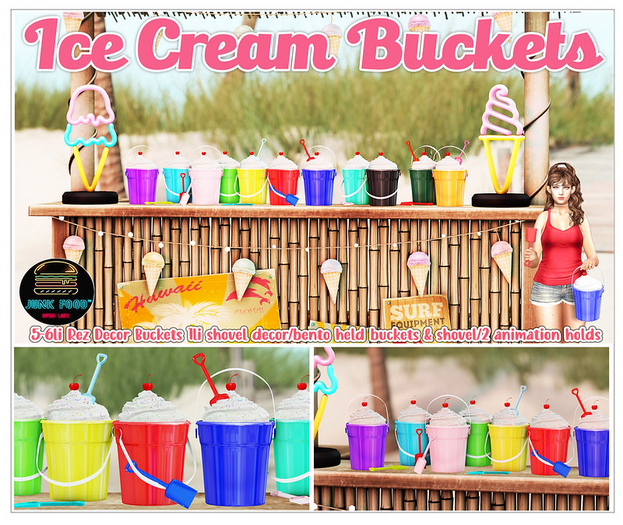 Junk Food - Ice Cream Bucket (Orange)