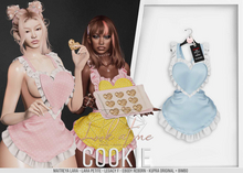 Look At Me. Cookie : Apron - blue
