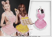 Look At Me. Cookie : Apron - babypink