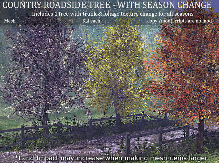 LOVE - COUNTRY ROADSIDE TREE 
