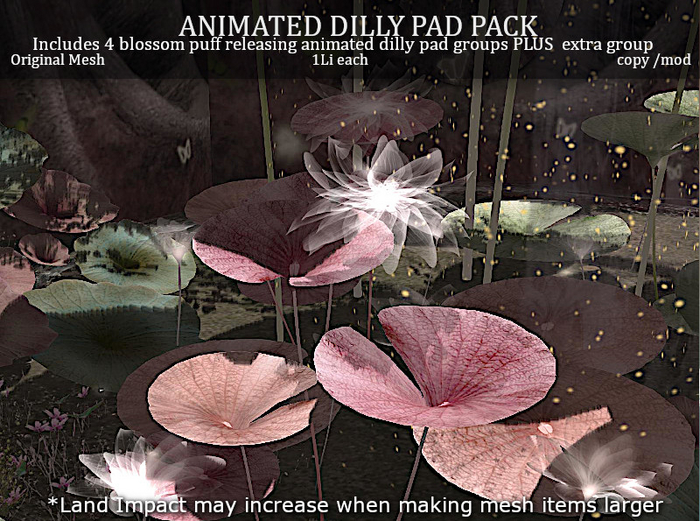 LOVE - DILLY PADS WITH ANIMATED BLOSSOM PUFFS