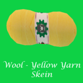 DFS Wool - Yellow Yarn Skein
