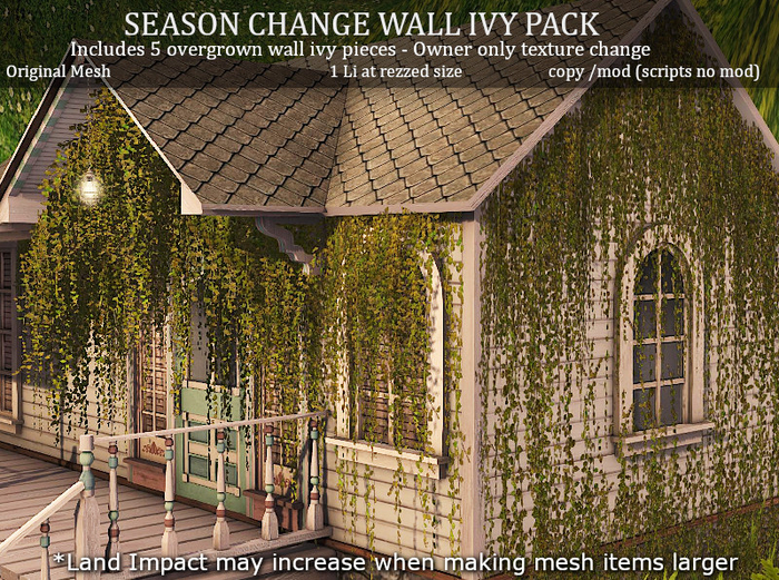 LOVE - SEASON CHANGE WALL IVY PACK 
