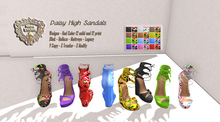 Nala Design - Daisy High Wedges - Mesh Bodies