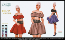 Delicatt Couture - Hianna Outfit 2022#July#04