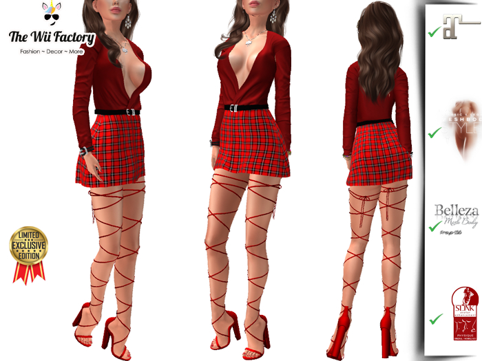 :TWF: Olivia Lady in red Dress