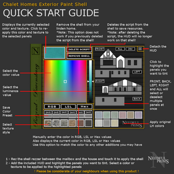Second Life Marketplace - CH Exterior Paint Shell Fat Pack (BOXED)