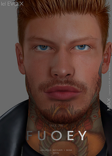 f u o e y . Max Skin Tan