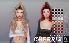 [monso] Cherri2 Hair /Black & Red