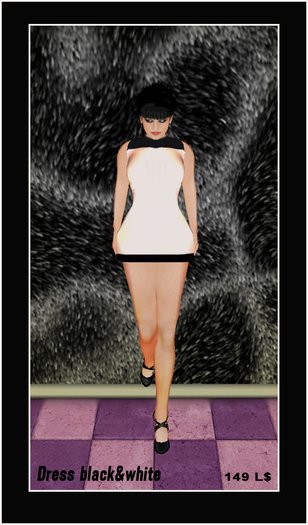 Dress black & white