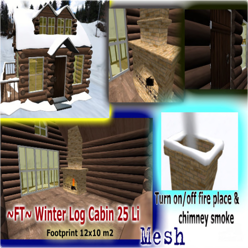 ~FT~ Rezzer system winter log cabin