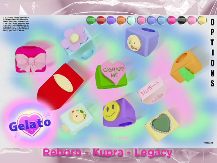 Gelato - Acrylic Rangs Pack