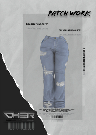 Cher// PatchWork Demin Jeans