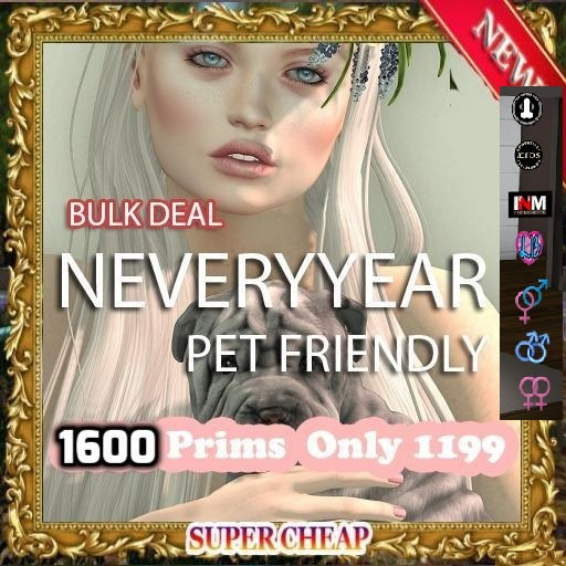 1/4 SIM - 1199 L$ Best Animations + 200 Houses