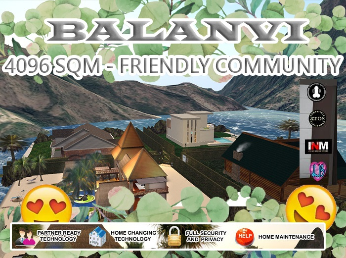 4096 Sqm Paradise w/Bulk prims + free houses