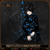 =^.^= Curious Kitties - Pretty Little Flower Particles - Blue