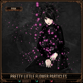 =^.^= Curious Kitties - Pretty Little Flower Particles - Pink