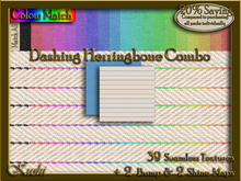 Dashing Herringbone Combo Seamless Texture Set