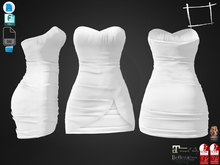 Dae Obj FBX For Strapless Mini Tulip Dress Maitreya,Slink(Physique,Hourglass),Belleza(Isis,Freya),Legacy