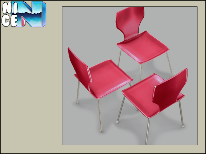 /\/. Sini Dining Chair - Cherry Red *rez me*