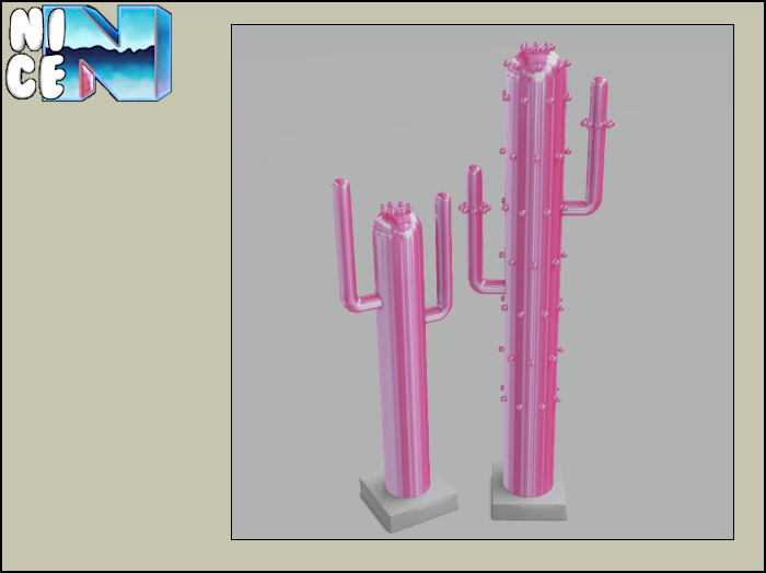 /\/. Maxi Cactus - Hot Pink *rez me*