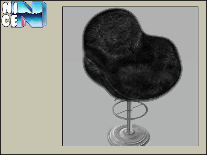 /\/. Mod Vanity Chair - Black *rez me*