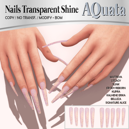 AQuata - Nails Transparent Shine