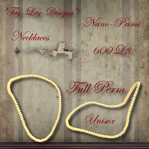 *Tay-Lay-Designs!!!-Necklaces-Full Perm unisex