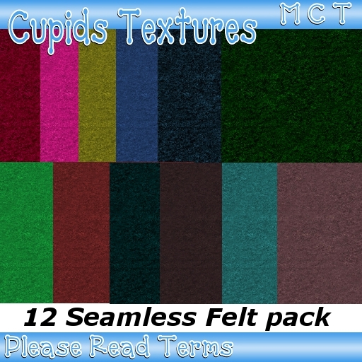 12 seamless felt pack
