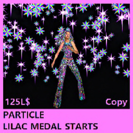 PARTICLE LILAC MEDAL STARS 