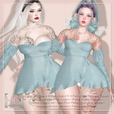 [HC] Quana Glacier Mini Dress for Kupra, Kups, Maitreya, Legacy, Belleza, Slink & Reborn