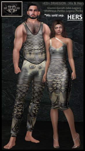 =ED= DRAEGON DRESS - [Hers] - [M,MP,L,LP]