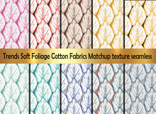 Trends Soft Foliage Cotton Fabrics Matchup texture seamless