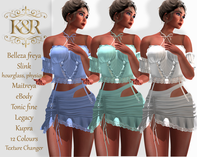 Demo Monika Dress, Legacy, Kupra, Hourglass,Physique,Maitreya/Freya/Fine,(Tonic,Curvy,eBODY0Kupra,Legacy