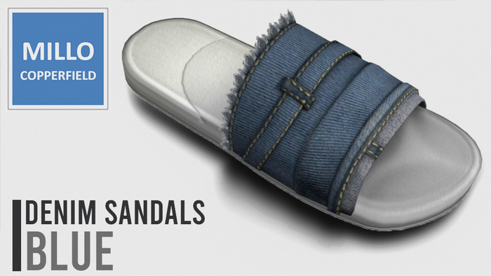 Millo Copperfield - Denim Sandals Blue