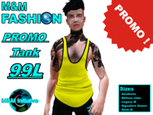 M&M Fashion - Promo Tank - Yellow