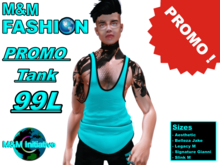 M&M Fashion - Promo Tank - Ini-Blue