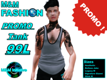 M&M Fashion - Promo Tank - Grey