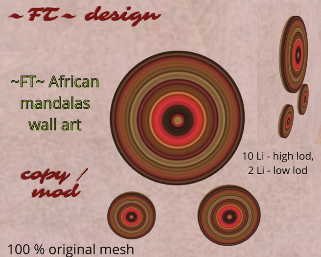 ~FT~ African Mandalas 
