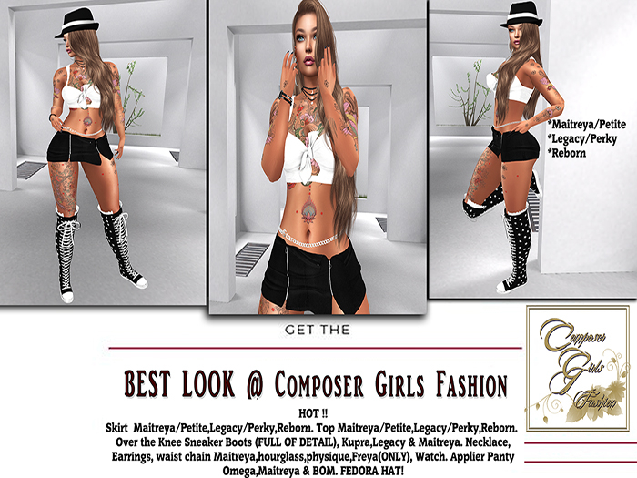 !CGF-*Mallory* SKIRT OUTFIT