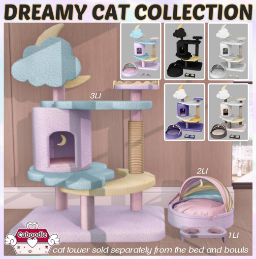 Caboodle - Dreamy Cat Collection - Fatpack